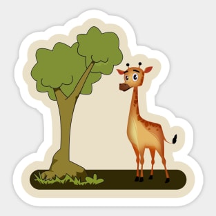 Giraffe Sticker